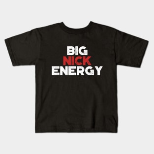 Big Nick Energy Funny Vintage Retro (Christmas) Kids T-Shirt